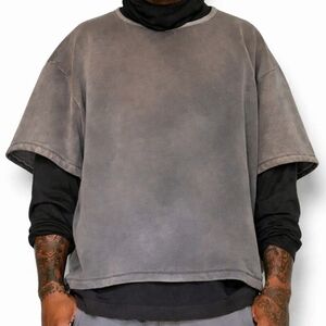 Yeezy Gap‎ Fleece Yoke Tee Shirt Balenciaga Men's